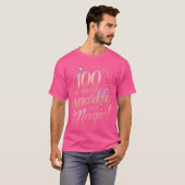 100 Days Of Sparkle And Magic T-shirt (Voorkant volledig)