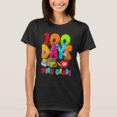 100 Days Of Third Grade 100th Day Student Teacher T-shirt (Voorkant)