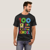 100 Days Of Virtual School 2023 T-shirt (Voorkant volledig)