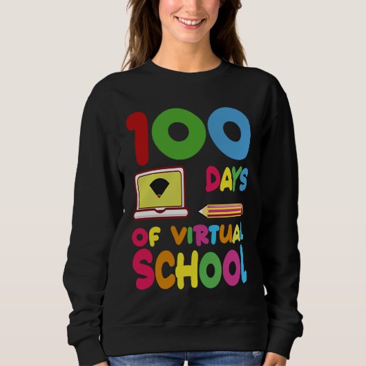 100 Days Of Virtual School 2023 Trui (Voorkant)