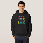 100 Days Of Virtual School Funny 100th Day Of Scho Hoodie (Voorkant volledig)