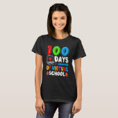 100 Days Of Virtual School Funny 100th Day Of Scho T-shirt (Voorkant volledig)