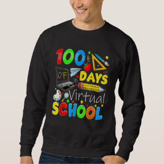 100 Days Of Virtual School Funny 100th Day Of Scho Trui
