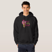 100 Days Sharper Happy 100 Days Of School Pencil B Hoodie (Voorkant volledig)