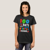 100 Days Sharper Happy 100th Day Of School Teacher T-shirt (Voorkant volledig)
