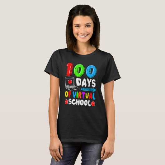 100 Days Sharper Happy 100th Day Of School Teacher T-shirt (Voorkant volledig)