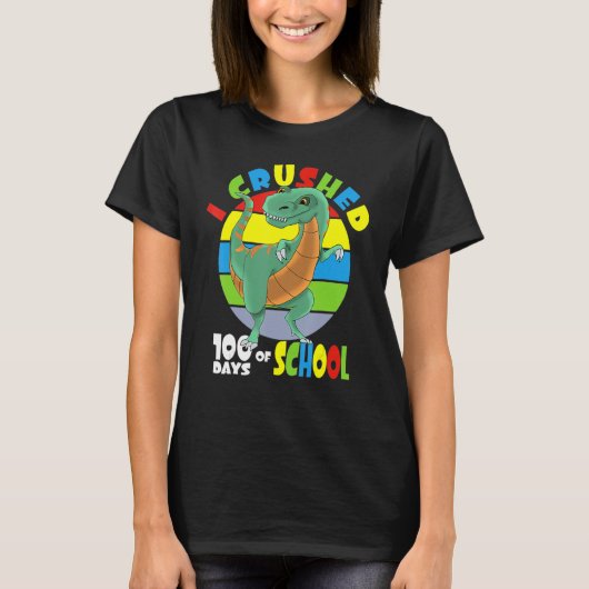 100 Days Smarter 100th Day Of School Teacher Crush T-shirt (Voorkant)