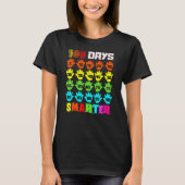 100 Days Smarter 100th Day Of School Teachers Kids T-shirt (Voorkant)