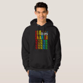 100 Days Smarter Counting By 5's 100th Day Of Scho Hoodie (Voorkant volledig)