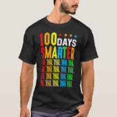100 Days Smarter Counting By 5's 100th Day Of Scho T-shirt (Voorkant)