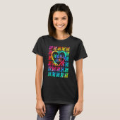 100 Days Smarter Counting Tally Marks T-shirt (Voorkant volledig)