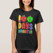 100 Days Smarter Cute 100 Days Of School Teacher K T-shirt (Voorkant)