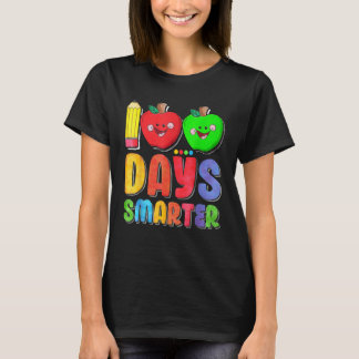 100 Days Smarter Cute 100 Days Of School Teacher K T-shirt