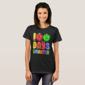 100 Days Smarter Cute 100 Days Of School Teacher K T-shirt (Voorkant volledig)