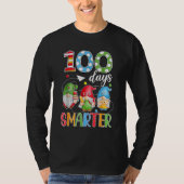 100 Days Smarter Gnome 100th Day Of School Men Kid T-shirt (Voorkant)