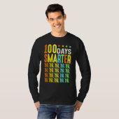 100 Days Smarter Happy 100th Day Of School Student T-shirt (Voorkant volledig)