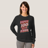100 Days Smarter Happy 100th Day Of School Teacher T-shirt (Voorkant volledig)