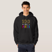 100 Days Smarter Kindergarten 100th Day Of School  Hoodie (Voorkant volledig)