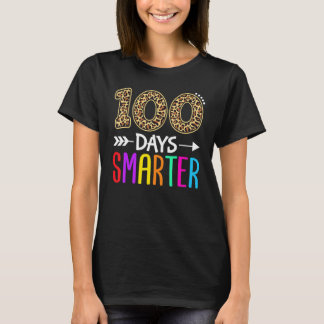 100 Days Smarter Kindergarten Child 100th Day Of S T-shirt