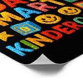 100 Days Smarter Kindergarten Milestone School Ach Poster (Hoek)