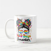 100 Days Smarter Messy Bun 100th Day Of School Gir Koffiemok (Links)