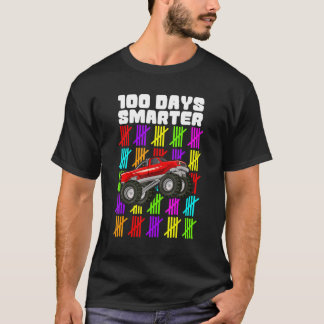100 Days Smarter Monster Truck Shirt Boy 100th Day