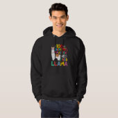 100 Days Smarter No Probllama Llama 100 Days of Sc Hoodie (Voorkant volledig)
