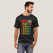 100 Days Smarter of School Back to School Tally Ma T-shirt (Voorkant volledig)