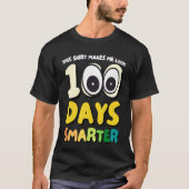 100 Days Smarter Preschool Kindergarten Elementary T-shirt (Voorkant)