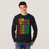 100 Days Smarter Seventh Grade 100th Day Of School T-shirt (Voorkant volledig)