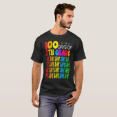 100 Days Smarter Seventh Grade 100th Day Of School T-shirt (Voorkant volledig)