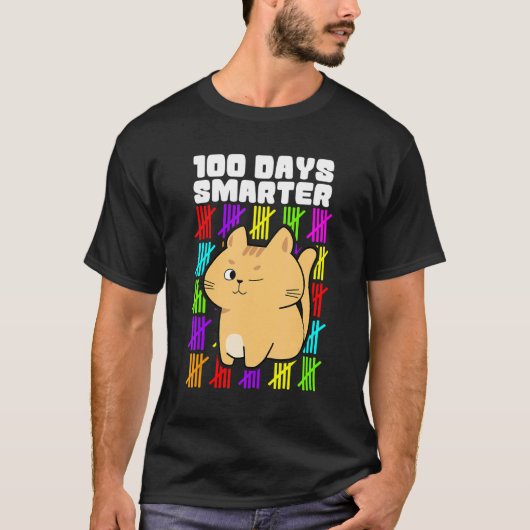 100 Days Smarter Shirts, Boys Girls 100th Day Of S T-shirt (Voorkant)