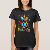 100 Days Smarter Teacher 100th Day Of School Unico T-shirt (Voorkant)
