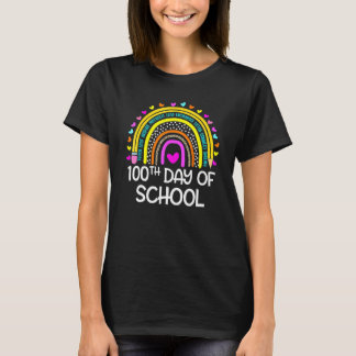 100 Days Smarter Teacher Student 100th Day Of Scho T-shirt