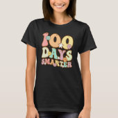 100 Days Smarter Teacher Students Happy 100th Day T-shirt (Voorkant)