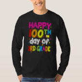 100 Days Smarter Third Grade 100th Day Of School 3 T-shirt (Voorkant)