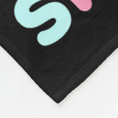 100 Days Smarter Unicorrn 100th Day Of School Kids Fleece Deken (Hoek)