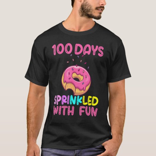 100 Days Sprinkled With Fun 100 Days Of School coo T-shirt (Voorkant)