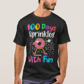 100 Days Sprinkled With Fun 100 Days Of School Tea T-shirt (Voorkant)