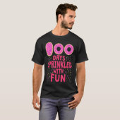100 Days Sprinkled With Fun 100th Day Cute Donut G T-shirt (Voorkant volledig)