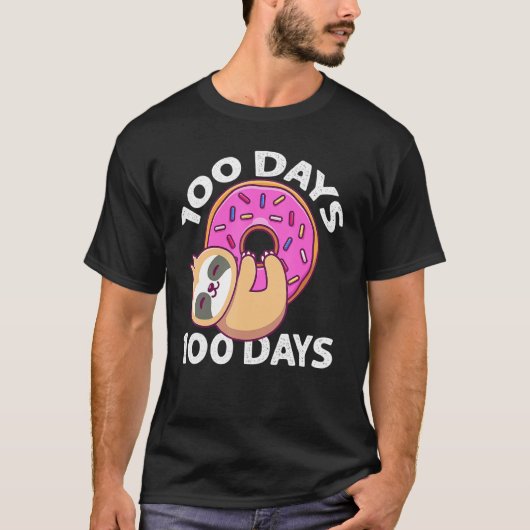100 Days Sprinkled With Fun 100th Day Of School Te T-shirt (Voorkant)