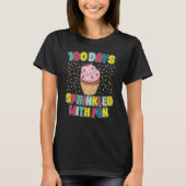 100 Days Sprinkled With Fun Cupcake 100th Day Scho T-shirt (Voorkant)