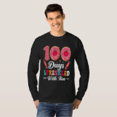 100 Days Sprinkled With Fun  Sprinkles Cupcake Sch T-shirt (Voorkant volledig)