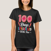 100 Days Sprinkled With Fun  Sprinkles Cupcake Sch T-shirt (Voorkant)