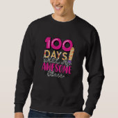 100 Days With My Awesome Class 100 Days Of School Trui (Voorkant)