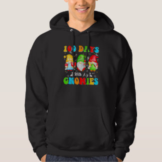 100 Days With My Gnomies 100th Day Of School Gnome Hoodie