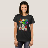 100 Days Y'all Gnomes Happy 100th Day Of School Sm T-shirt (Voorkant volledig)