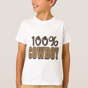 100 de Cowboy van percenten T-shirt