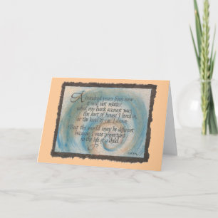 100 de jaar dankt u kaardt bedankkaart