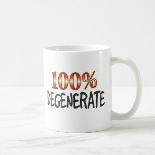 100 % degenereren koffiemok
